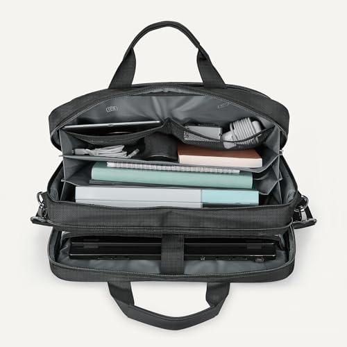 Amazon Essentials Checkpoint Friendly Laptop Briefcase, 16 inch, Black