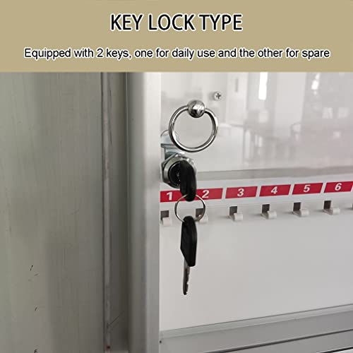 Small Transparent Viewing Wall-Mounted Key Cabinet, Key Management(36-keys)