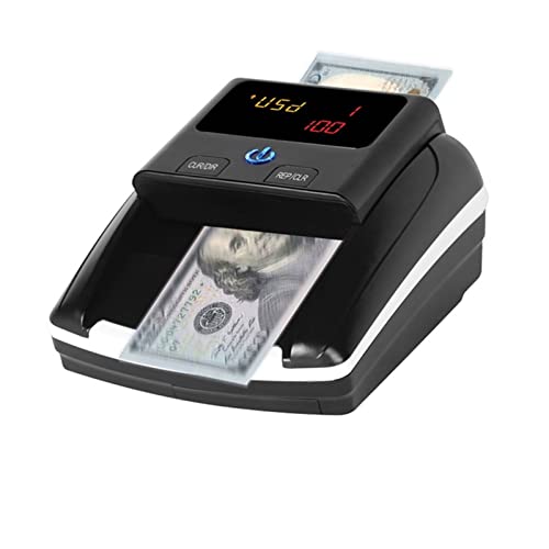 Portable Money Counter Machine Mini Money Counter Counterfeit Bill Detector Automatic Money Detection By UV MG Images Paper Quality Size