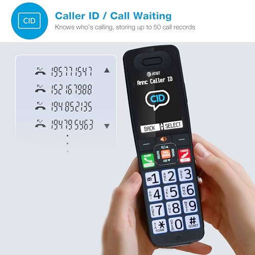 AT&T 3 Handsets Cordless Phone with Answering System — BL108-3