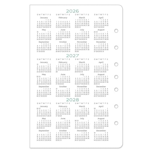 FranklinCovey - Her Point of View Ring-Bound Planner Refill | Two Pages Per Day (Classic, Jul 2026 - Jun 2027)