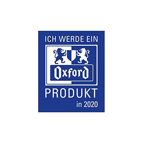Oxford 400013900 Plastic Index Strong-Line Jan-Dec 12-Piece for DIN A4 Plastic Index with Writable Cover Sheet White Ring Binder Ring Folder