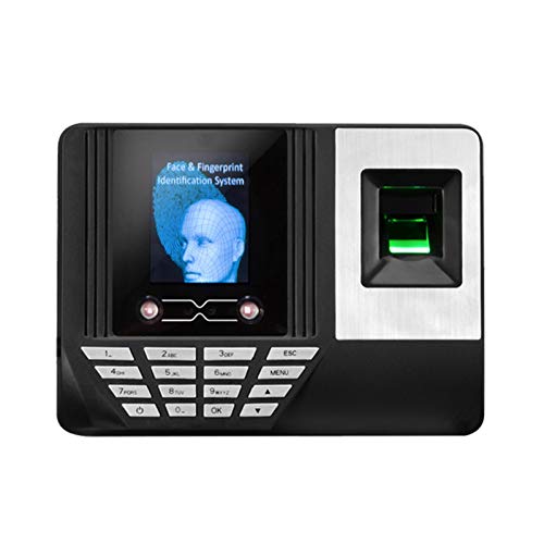 ZXCVBNAS Intelligent Attendance Machine Face Fingerprint Password Recognition Mix Biometric Fingerprint Time Clock for Employees Timeclocks for Business