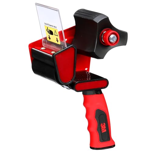 3M Scotch Box Sealing Tape Dispenser HR83, Portable, Versatile, 3 in