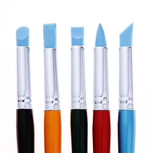 UOHLCX 5pcs Art Craft Clay Pottery Tools Modeling Sculpture Sculpting Carver Carving Set