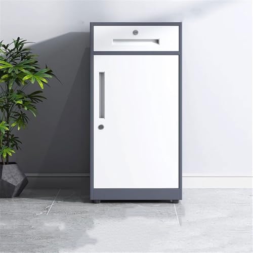GRFIT Steel Office Storage Cabinet Filing Cabinet, 85 cm Height, Large Capacity, Storage Cabinet for Home, Filing Cabinet with Drawers Filing Cabinets Office (Grey)