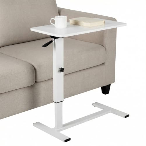 Pneumatic Lap Desks with Wheels 27.56-37.4in Adjustable Height