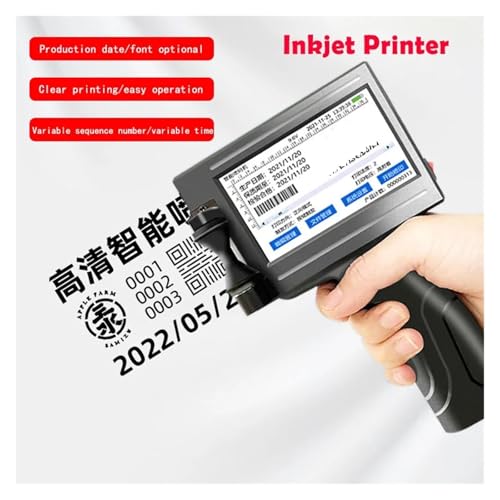 12.7mm Portable Handheld Inkjet Printer for QR Barcode Date Coding