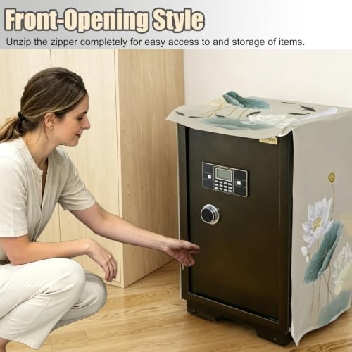 Minglez Safe Cover Disguise Decorative Safety Dust Cover with Flowers