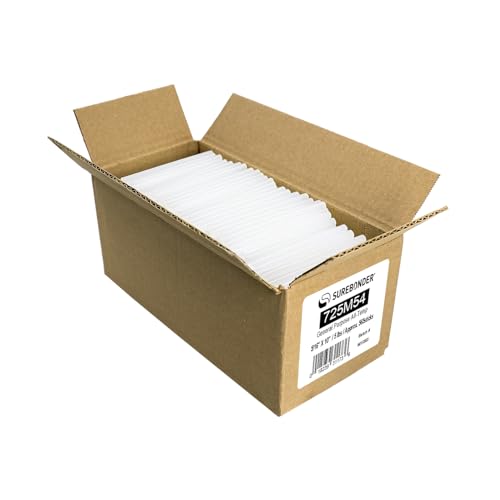 Surebonder Mini Size Clear Dual Temp Hot Glue Sticks – 5 lb Box, Perfect for Crafts, DIY, & All-Purpose Use, Approximately 565 Mini Glue Sticks