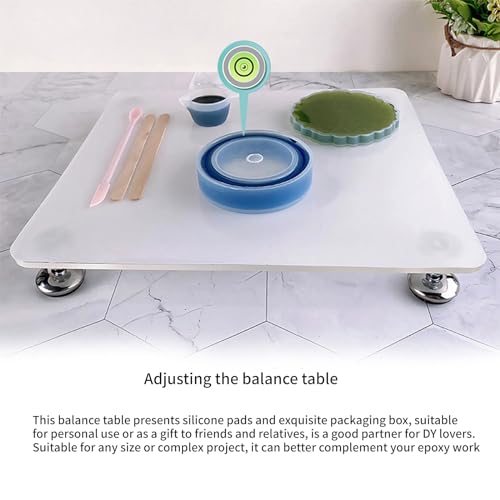 Bubble Equipped Epoxy Resin Leveling Table for Crafting Painting Projects Multipurpose Leveling Table Resin Works