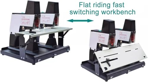 Electric Saddle Stapler with Adjustable Intensity and Foot Pedal for Heavy-Duty Binding