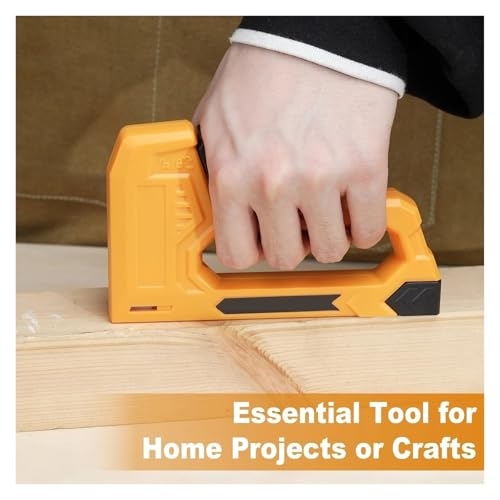 Professional Heavy Duty Stapler Nail Gun Light Duty Staple Gun for Woodworking Manual Nail Gun with 1600pcs Staples