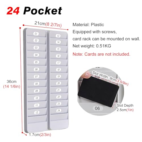 Gray Lightweight Card Rack for Cards & Badges