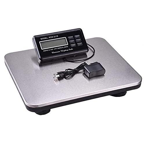 CAIYONG 300kg 660lbs Heavy Duty Digital Postal Parcel Scale Post Office Scale Digital Shipping Scale Luggage Scale Stainless Steel Platform