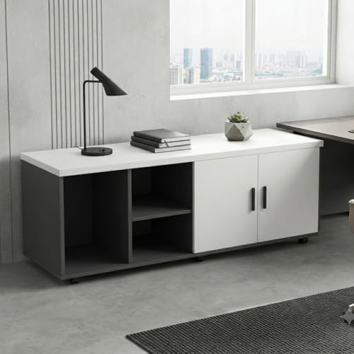 Lateral File Cabinet With Storage, Mobile Office Cabinet For Home Office
