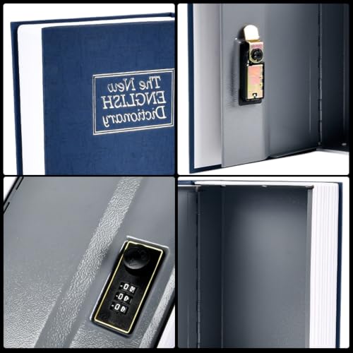 Diversion Book Safe Storage Box with Combination Lock – Large Capacity