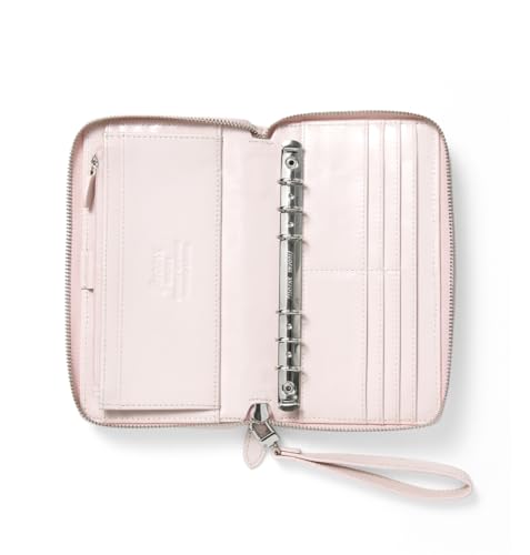 Filofax Personal Compact Zip w/wristlet Malden Organiser - Pink