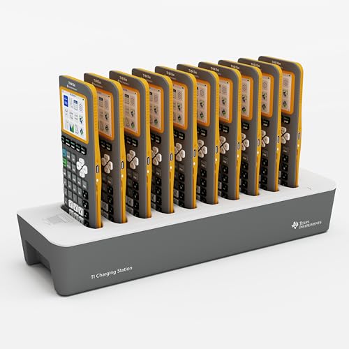 TI-84 Evo Teacher Pack (10 EZ-Spot Calculators with Charging Station) Texas Instruments