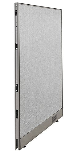 GOF Single Office Partition, Large Fabric Room Divider Panel, Custom Built Workstation 36" W x 48" H