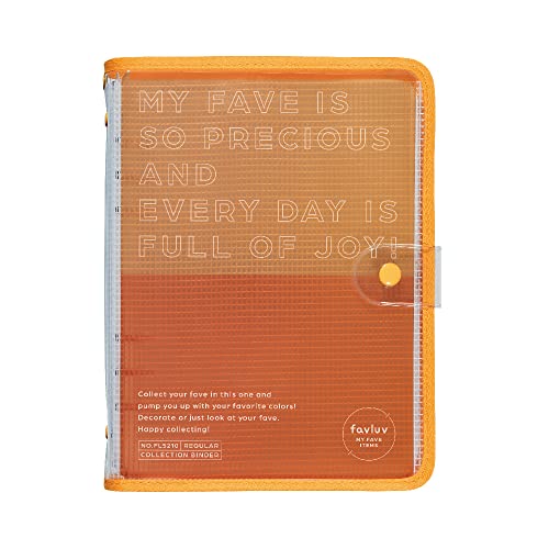 King Jim FL5210 Olait Rejection Collection Binder, Regular Size, Orange