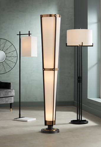 Possini Euro Design Vista Cone 68" Tall 4-Light Modern Torchiere Floor Lamp