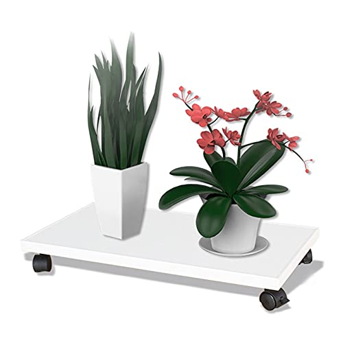 HCZKIUJ CPU Holder CPU Stand Computer Tower Stand Cart with Protective Sides CPU Holder with 4 Caster Wheels Bracket Computer Stand (A)
