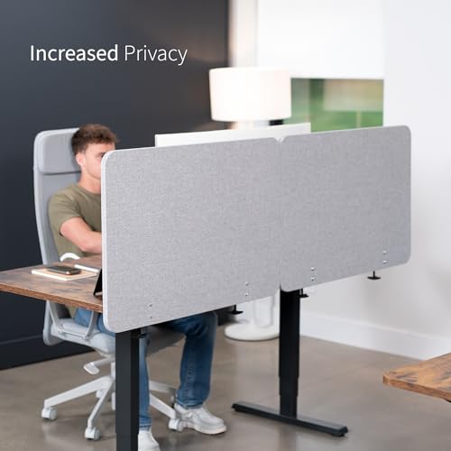 VIVO Gray Clamp-on 71 x 24 in Privacy Panel, PP-2-V072G