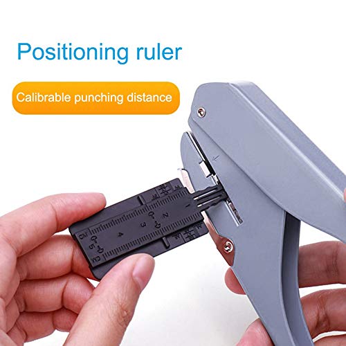 BNISRGLD Hole Puncher Manual Mushroom Shape Punch DIY Paper Cutter T-Type Punching Machine Offices Stationery Tools