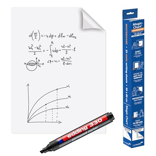 Legamaster Magic Chart - White (Pack of 25 Sheets)