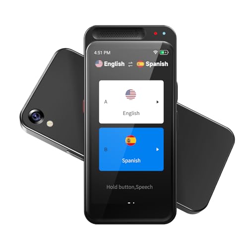 Language Translator Device No WiFi Needed, VORMOR Upgraded AI Translator Two Way Real Time Voice Translation with 150+ Languages Offline&Recording&Photo＆Text Translation for Business Learning Travel