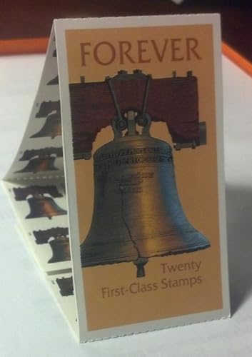USPS Forever Stamps Liberty Bell 100 Stamps (5 Books of 20)