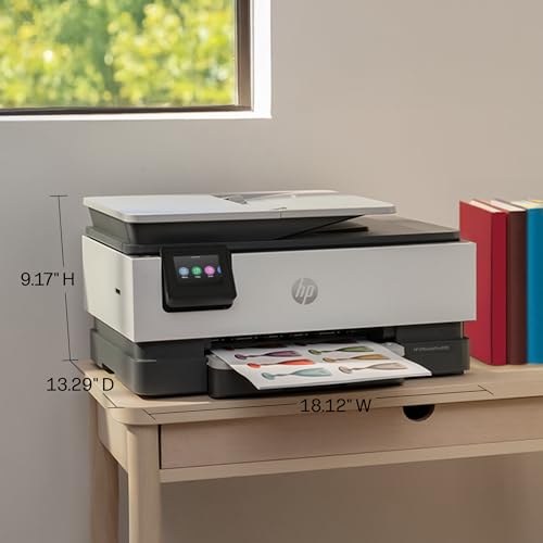 HP OfficeJet Pro 8135 Wireless All-in-One Color Inkjet Printer, Print, Scan, Copy, Fax, ADF, Duplex Printing Best-for-Home-Office, 3 Month Trial of Instant Ink Included, AI-Capable (C2VK1A)
