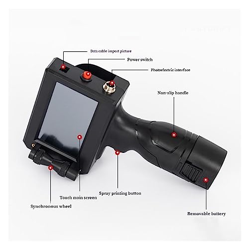 HGIYA Handheld Inkjet Printer Smart Small Packaging Bag QR Code Barcode Identification Portable Bag Carton