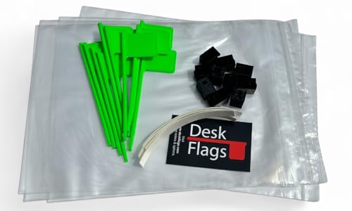 Do Not Disturb Attention Grabber Small Busy Alert Office Desk Flag Pivots Up Down Fun Party Help Status Away Call Center Signal Indoor Inventory Closed Cubicle Computer Station Open Go (10 Pack) (6 inch Tall) (Green)