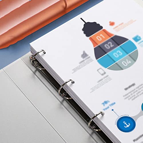 Filing Envelopes A4 Four-Hole Flipchart Folder Multi-Color Large-Capacity Data Storage Book Tea File Bag Plastic Flipchart Folder File Organizer Plastic Folders (Color : A)