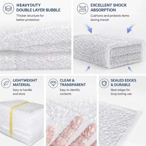 30x39In Bubble Wrap for Packing, Various Sizes Large bubble wrap pouches.
