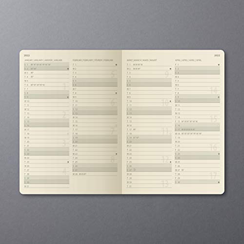 Sigel C2218 Conceptum Weekly Planner 2022-22,5 x 31,5 cm - hardcover - 192 Pages - Black