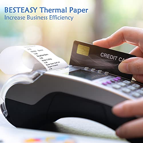 2-1/4'' x 50' Thermal Paper Rolls POS Cash Register Paper (500 Rolls)