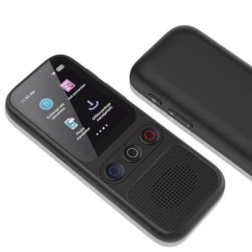 Language Translator Device, 138 Languages Supported, Instant Offline Language Translator Device, Voice Translator Offline, Portable Two-Way Real-Time Language Translator for Travel Business Learning