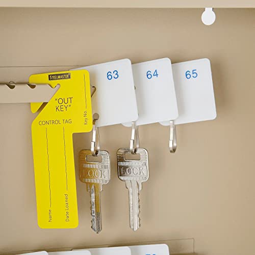 Global Industrial Key Cabinet, 60 Keys, 10-1/2x3x12-1/8, Sand