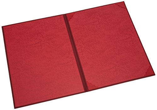FSH-B4-R Certificate File, Cloth Pasting, Bi-Fold Type, B4 Size, Red, Office Supplies