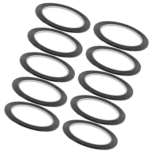 Whiteboard Tape 20Pcs Black Tape for Whiteboard Fine Line Pet Film High Temperature Resistant Insulation Thin Aesthetic Easy Removal Chart Grid
