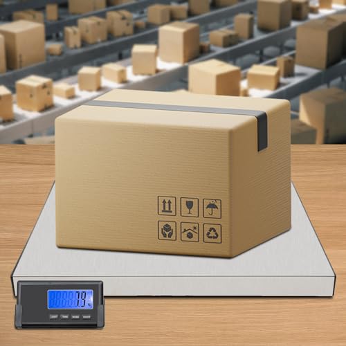 Digital Shipping Scale, 396 lbs Postal Scale 0.1 lbs High Accuracy, Digital Postal Shipping Scale with Remote Display, Lightweight Scale Cordless Separated Electronic Scale for Packages/Luggage/Home
