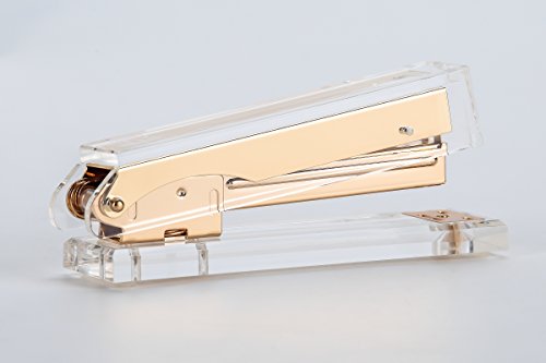 Draymond Story Acrylic Office Supplies Bundle: 1) Stapler 1) File Organizer (Desktop Stationery)