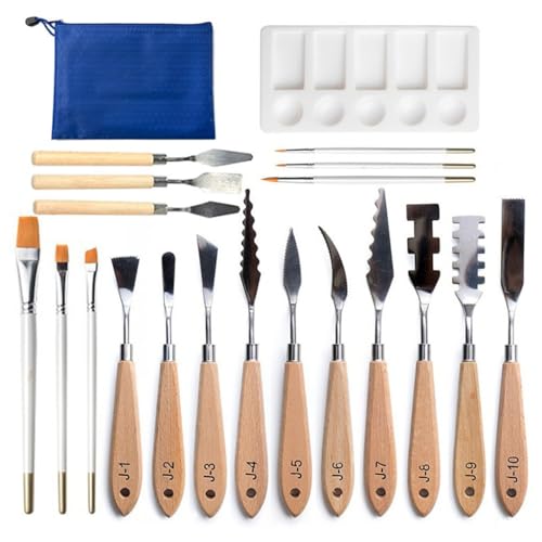 UOHLCX HBJWOV Art Special Oil Brush Bag Color Palette 20 Sets of Multi-Functional Art Creation Painting Supplies
