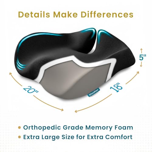 Seat Cushions for Office Chairs, Sciatica Pain Relief Cushion for Tailbone