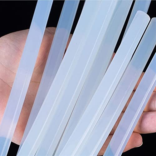 Hot-melt Stick,Glue Sticks, Glue Sticks Paste Tools 100 Pcs Translucent 7mm 11mm Diameter 190mm Hot Melt(11mm)