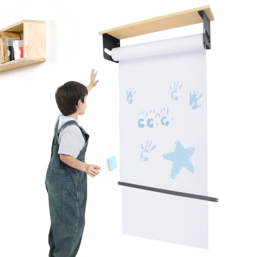 24" Wall Mounted Kraft Paper Roll Holder, Butcher Paper Dispenser