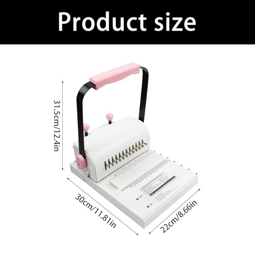 Compact 2 1 Ratio Round Hole Binder for Notebooks Calendars and Photo Albums Calendar Binding Supplies